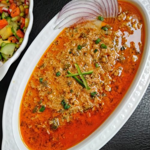 Minced Lamb and Spinach Curry